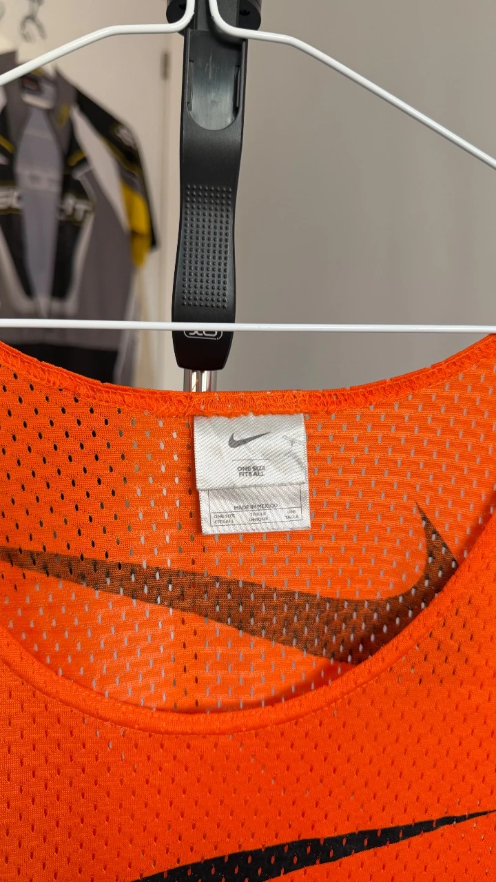 Camiseta de tirantes Nike vintage laranja oversize – photo 7